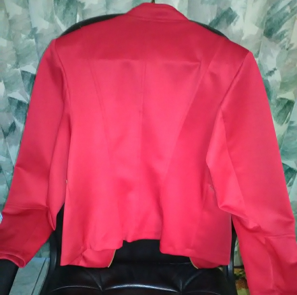Red jacket